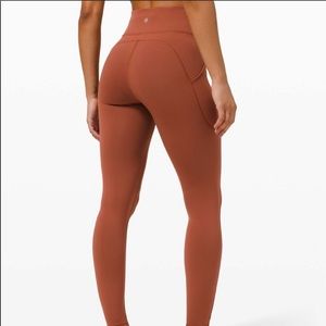 Lululemon invigorate high rise tight - Terracotta